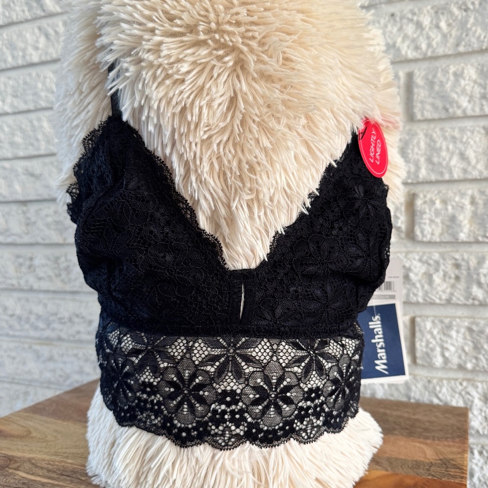 Marilyn Monroe Black Medium Racerback Bralette (1 of 3)